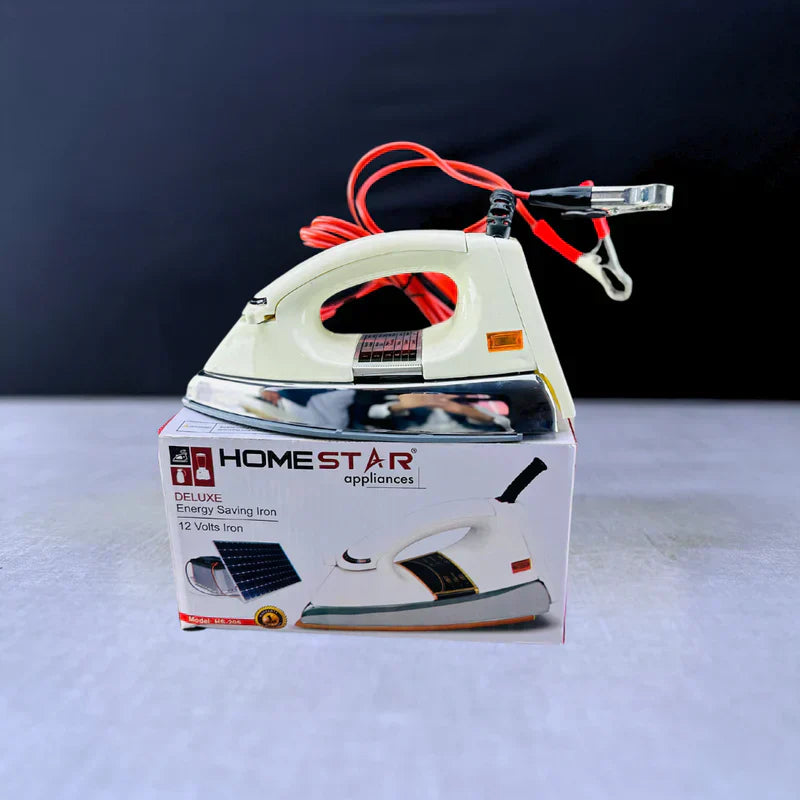 Home Star” Solar Iron/Energy Saving Iron.